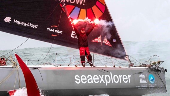Boris Hermann dopo la fine al Vendée Globe © Team Malizia 