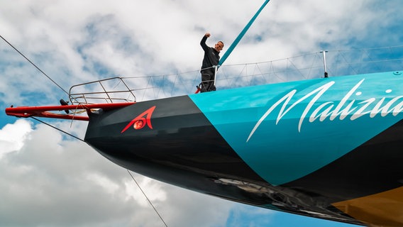Die Malizia - Seaexplorer in Lorient © Flore Hartout I Team Malizia 