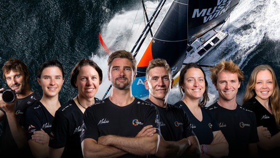 Die Malizia-Crew fürs Ocean Race Europe © Marie Lefloch / Team Malizia 