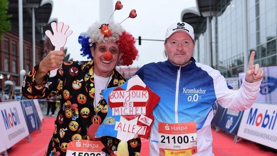 Michel Descombes aus Frankreich (l.) und Joey Kelly © Witters 