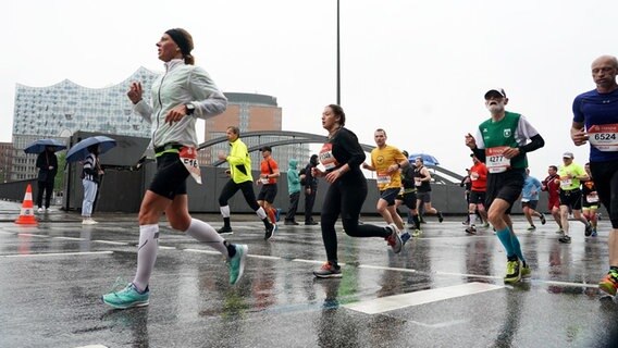 Läufer beim Hamburg-Marathon © Witters 