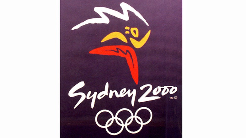Plakat der Olympischen Spiele von 2000 in Sydney © picture-alliance / ASA