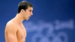 Der erfolgreichste Olympionike aller Zeiten: Michael Phelps (USA) © dpa - Bildfunk Foto: Kay Nietfeld