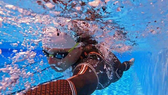 Thorsten Schröder beim Schwimmtraining © Thorsten Schröder Foto: Thorsten Schröder