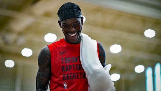 Basketballer Dennis Schröder von den Toronto Raptors © IMAGO/ZUMA Press Foto: Darryl Dyck