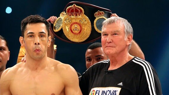 Box-Trainer Fritz Sdunek (r.) mit Felix Sturm © picture alliance / Sport Moments/Heisterkamp 