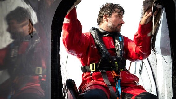 Boris Herrmann an Bord der Malizia Seaexplorer © Team Malizia / Antoine Auriol 