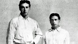 Die Tennisstars 1900 in Paris: die Doherty-Brüder (England) © picture alliance / united archives