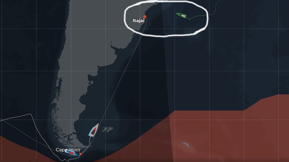 Screenshot Tracker Ocean Race © NDR Screenshot 