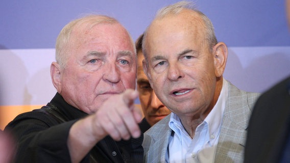 Boxtrainer Ulli Wegner (l.) mit -Promoter Wilfried Sauerland © imago/Karina Hessland 