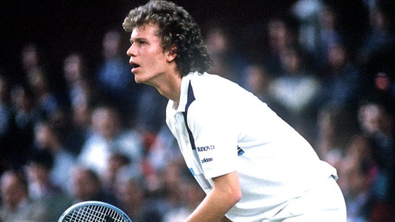 Tennis-Profi Michael Westphal. Aufnahme aus dem Jahr 1985 © picture-alliance 