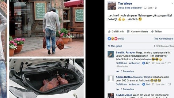Facebook-Post von Tim Wiese am 22. Juni. © facebook / Tim Wiese 