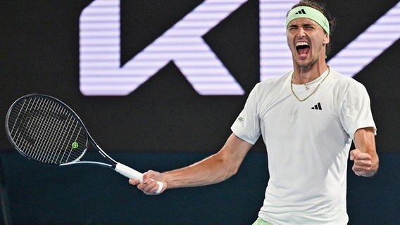 Alexander Zverev bei den Australian Open © IMAGO / Shutterstock 