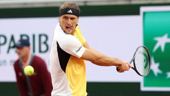 Der Hamburger Alexander Zverev bei den French Open. © IMAGO / MAXPPP 