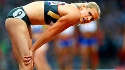 Verena Sailer scheidet im Halbfinale über 100 m der Frauen bei Olympia 2012 in London aus. © picture-alliance / Augenklick/Rauchensteiner Foto: Rauchensteiner/Augenklick