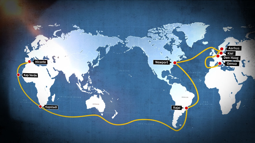 Ocean Race 2023 Das ist die Route NDR.de Sport Mehr Sport