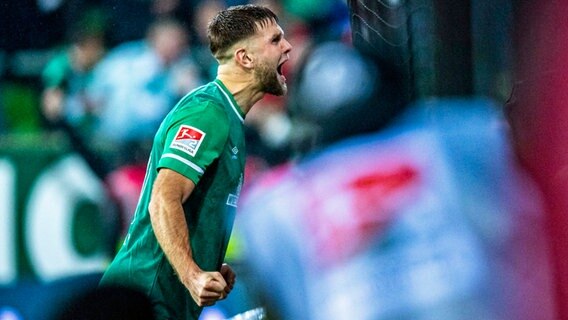 Werder Bremens Niclas Füllkrug jubelt © IMAGO / Kirchner-Media 