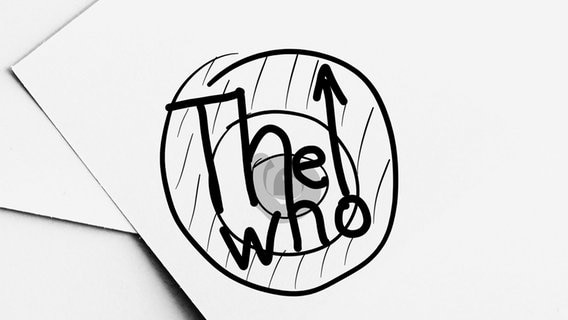 Zeichnung mit "The Who" © Ocke Bandixen NDR Foto: Ocke Bandixen NDR