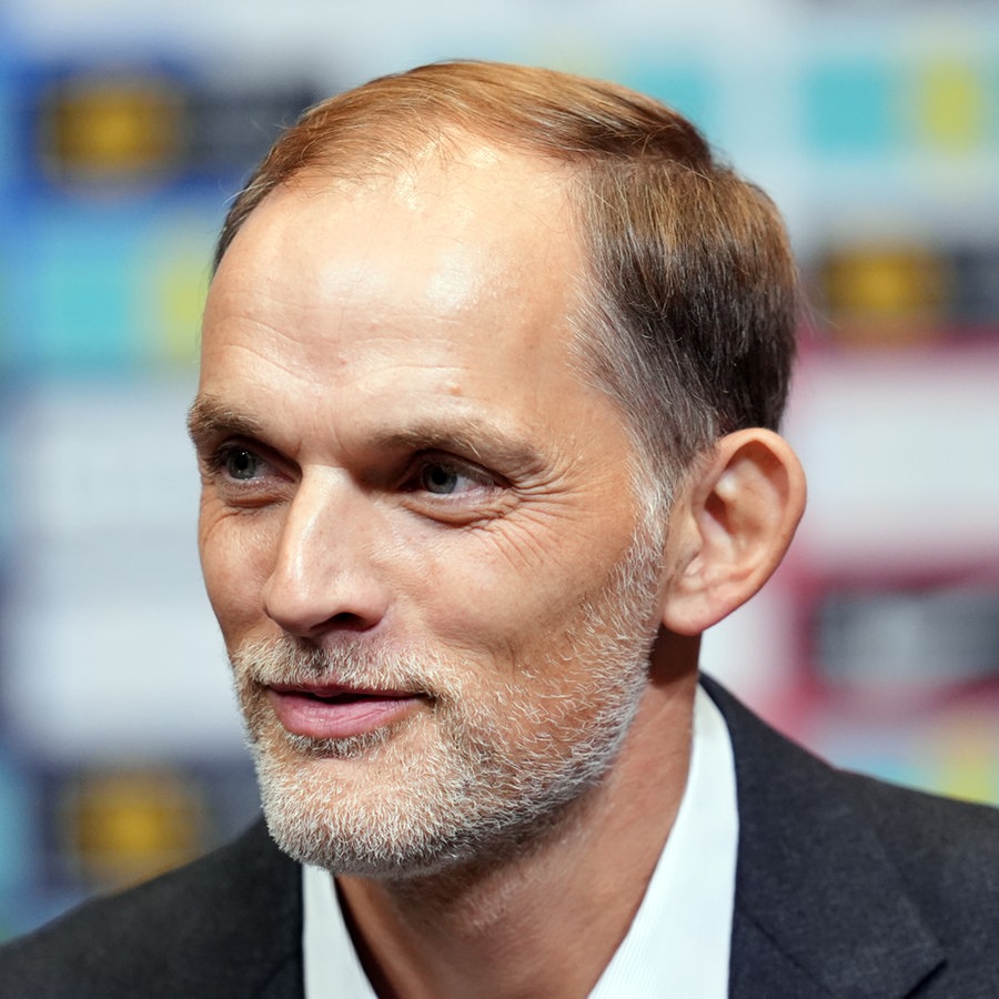 Der neu ernannte englische Cheftrainer Thomas Tuchel während einer Pressekonferenz im Wembley-Stadion. © picture alliance/dpa/PA Wire Foto: John Walton