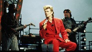David Bowie live 1987 im Hamburger Stadtpark. © picture alliance / Jazzarchiv 