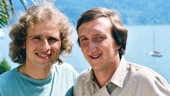 Thomas Gottschalk und Mike Krüger in "Supernasen" (1983) © picture alliance / Istvan Bajzat Foto: Istvan Bajzat