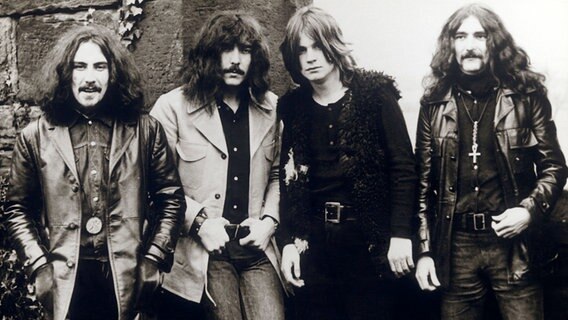 Black Sabbath in den frühen 70er-Jahren. © dpa 
