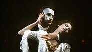 Szene aus dem Musical "Phantom der Oper" in der Neuen Flora in Hamburg aus dem Jahr 1990. © dpa-Fotoreport Foto: Stefan Hesse