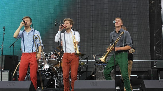 Soundcheck-Bühne am Marktplatz © NDR.de Foto: Jil Hesse