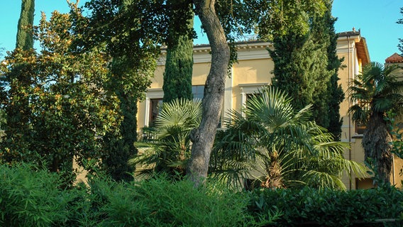 Garten und Außenansicht der Villa Romana in Florenz. © Foto: Verein Villa Romana Foto: Elisabeth Giers