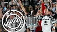 Die Kieler Spieler jubeln über den Sieg in der Champions League 2007. © livingsports 