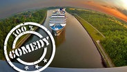 Blick über den Nord-Ostsee-Kanal © NDR Foto: Jan Sievers, Brunsbüttel