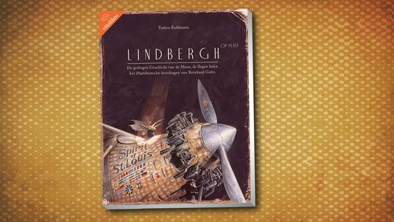 Buchcover von "Lindbergh op Platt" von Torben Kuhlmann, erschienen im Vitolibro Verlag. © Vitolibro Verlag 
