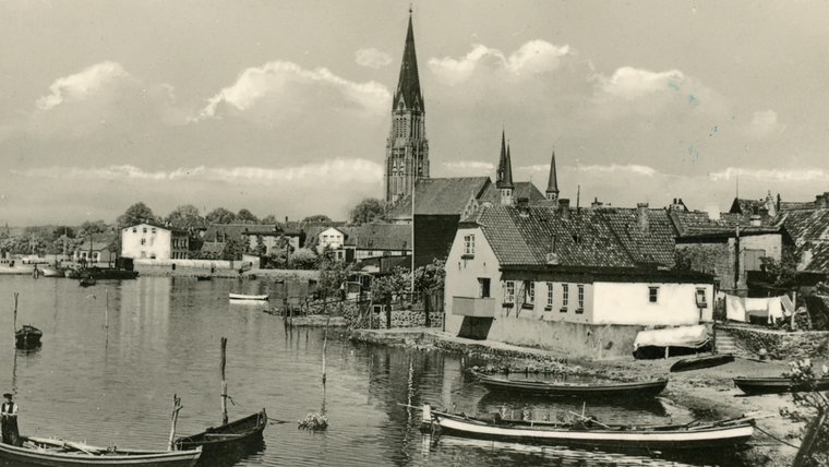 Ein historisches Foto der Schleswig Holmer Bucht. © Stadtarchiv Schleswig