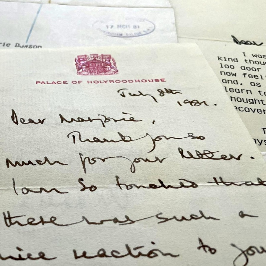 handgeschriebene Briefe von King Charles © NDR Foto: Peter Hornung