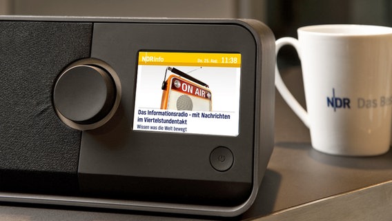 DAB+ Radio mit NDR - Kaffeetasse © NDR 