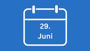 Grafik Kalender mit Datum Juni. © NDR 