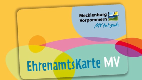 Das Bild zeigt die landesweite Ehrenamtskarte für Mecklenburg-Vorpommern. © Sozialministerium MV 