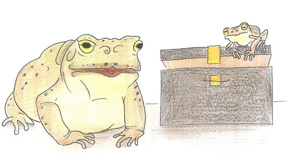 Szene aus dem Märchen Die drei Federn Szene aus dem Märchen Die drei Federn © Universität Hildesheim