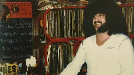 DJ "Rio" in den 1970er Jahren. © NDR 