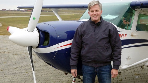 Olaf Klün ist der fliegende Koch von Baltrum. © NDR/Johann Ahrends 
