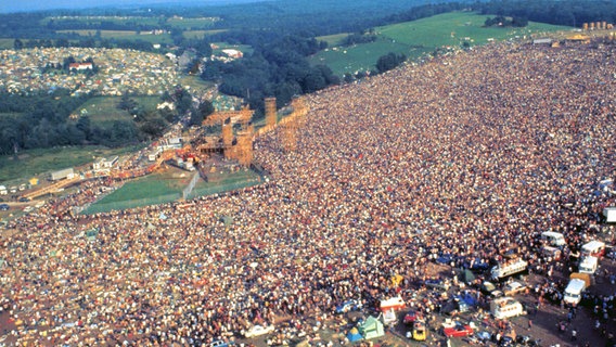 Woodstock Festival Gelände. © NDR/Barry Z. Levine 