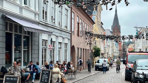 Die Norderstraße in Flensburg © NDR/Jela Hennig 