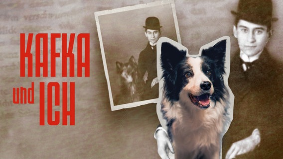 Eine Collage zeigt Franz Kafka und einen Hund. © NDR/Archiv Klaus Wagenbach 