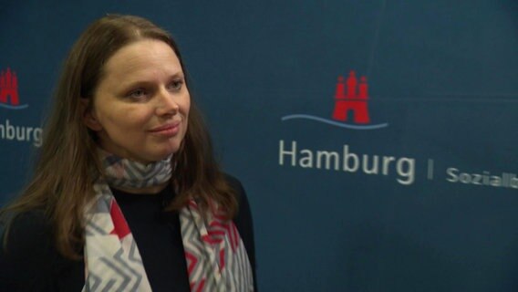 Hamburgs Sozialsenatorin Melanie Leonhard (SPD). © NDR Foto: Screenshot