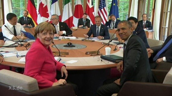 Angela Merkel und Barak Obama  