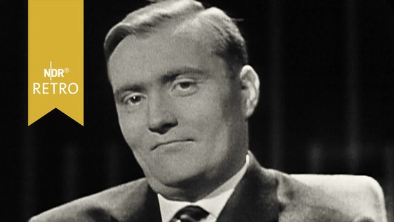 Rudolf Augstein in einer Fensehdiskussion 1961  