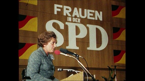 Die SPD-Politikerin Marie Schlei  