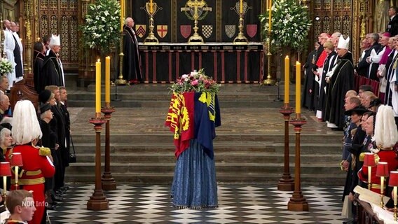 Die Trauerfeier für Queen Elisabeth II. © Screenshot 