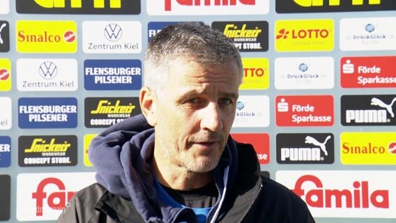 Jens Härtel, Trainer des SV Hansa Rostock. © Screenshot 