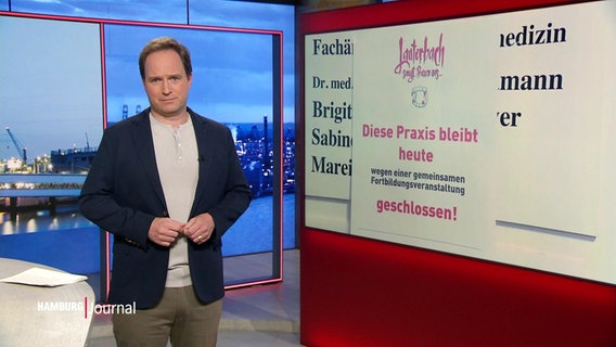 Nachrichtensprecher Christian Buhk. © Screenshot 